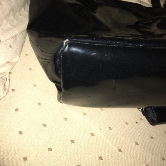 Patent leather tote/wallet set - Picture 4 of 7